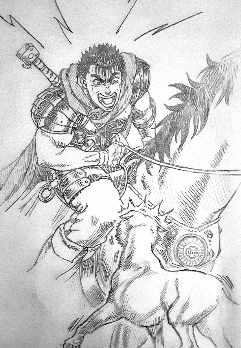 mad_sharpen's tweet photo. ガッツ「ガウ‼️」

#ベルセルク
#Berserk https://t.co/Z0yF5maYfw