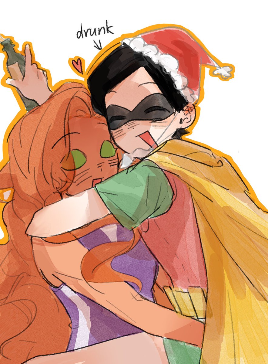 songji623907's tweet photo. 圣诞聚会喝朋友偷来的爸爸（奥利弗）的酒

#dickgrayson #koriandr #dickory https://t.co/YFenW01YKk
