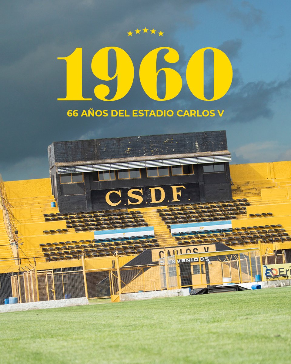 CSyDFlandria's tweet photo. 66 años de nuestro lugar en el mundo 🏟️
Hoy, el Estadio Carlos V está de aniversario 😍 https://t.co/W63WFF5mgC