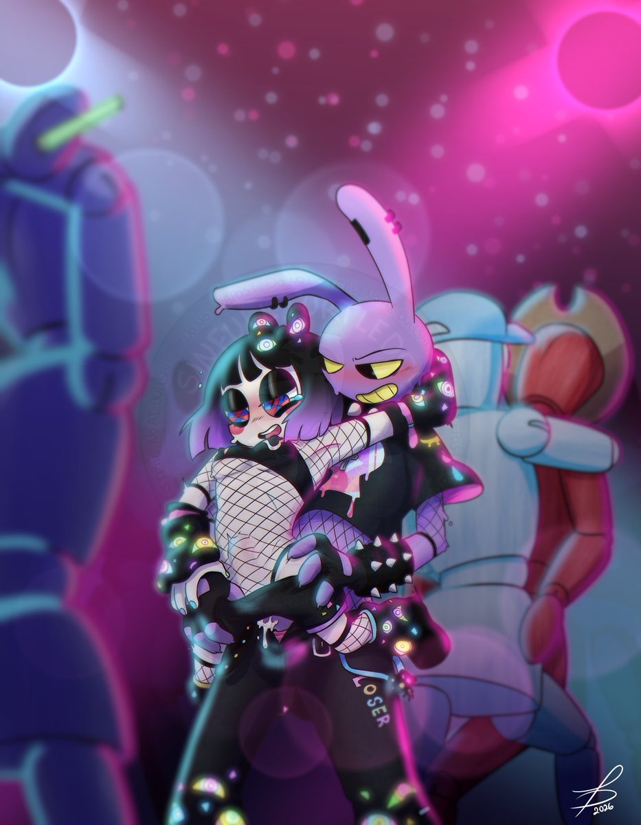 sinfulturtledog's tweet photo. Loved @ XOBunny04 for having a cute Goth funnybunny  fit and congrats to getting a hot fanfic of them https://t.co/M48mfIh6HT