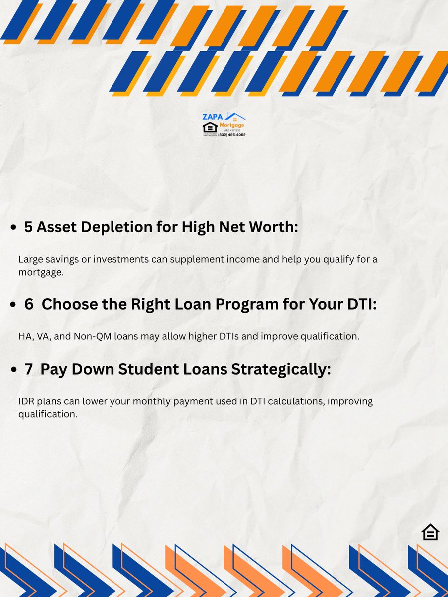 ZAPAMortgage's tweet photo. Want to qualify for more home? Your DTI strategy matters.

Pay the right debt, use eligible income, and choose the right loan program.

Get Free Pre-Approval in Minutes:

https://t.co/wPiQkAEwzy

Learn more:

https://t.co/KL1axPkaIb

#ZAPAMortgage #DTI #MortgageTips #HomeBuying https://t.co/SRSUqOOVP2