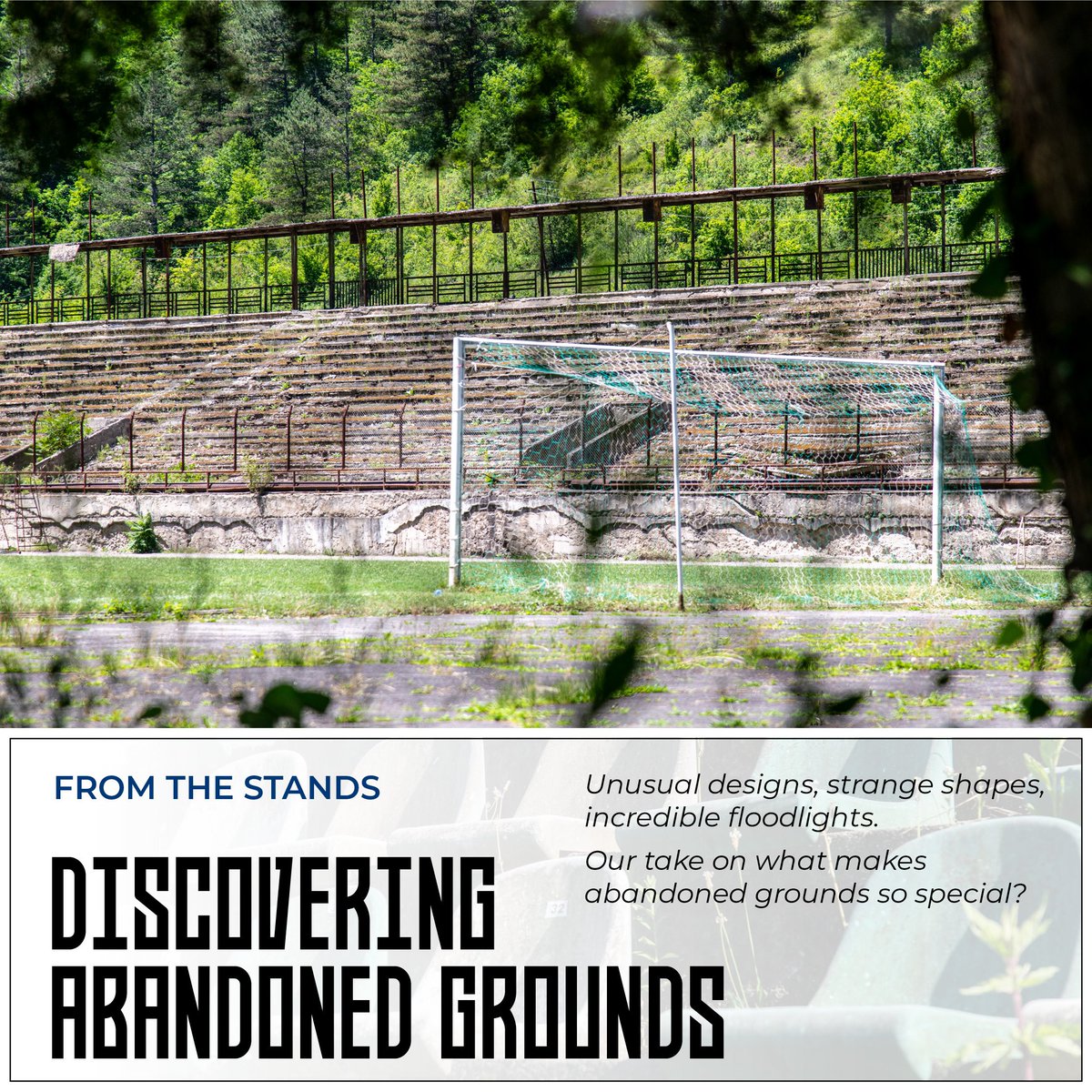 photo_curva's tweet photo. A new article on our website, exploring a wide-spread love for abandoned & forgotten grounds🏟️💻
https://t.co/ugGfolFT9c https://t.co/pXquEKWDma