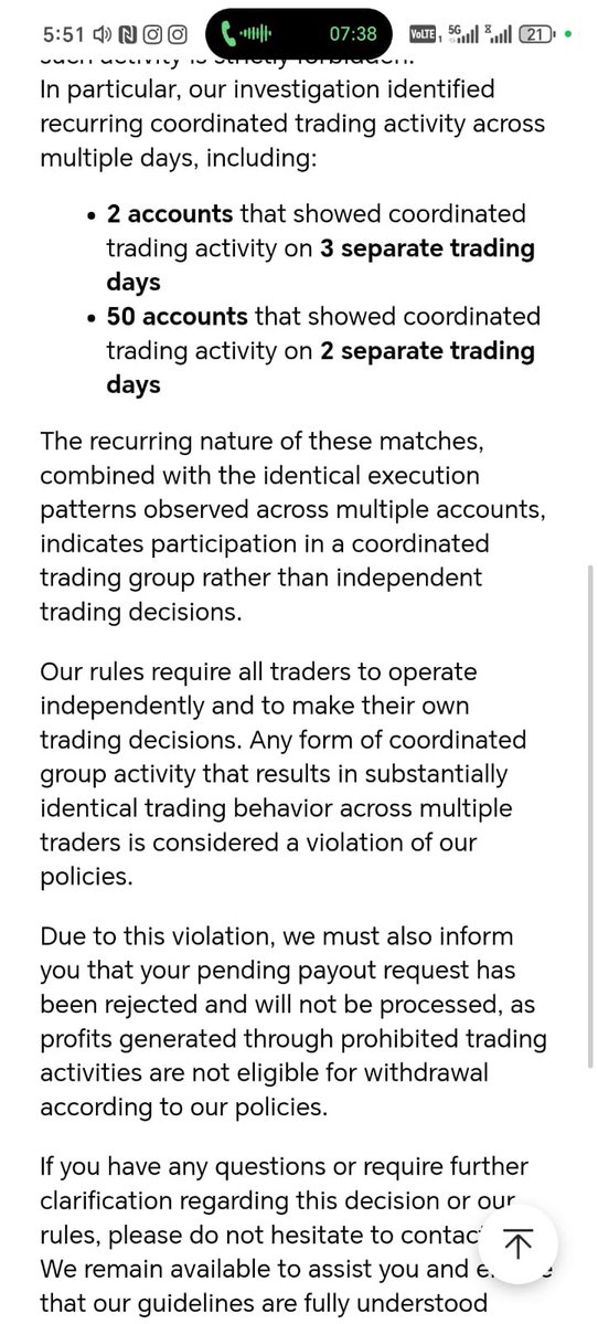 Kaygii_live's tweet photo. @HafeezGFT So you guys are running a fake copy trading scam so you don’t pay us????? https://t.co/qyuZLwgukf