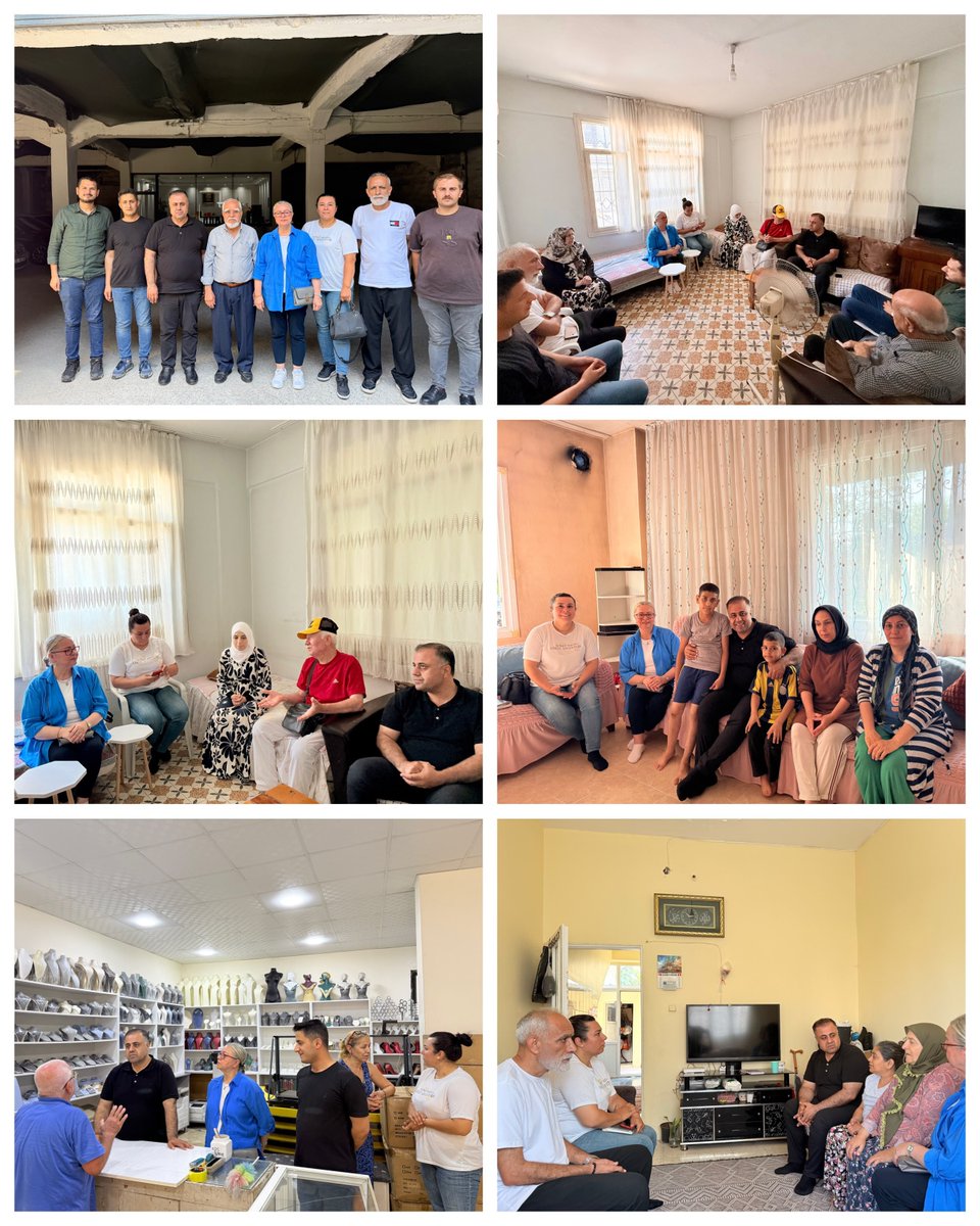 mahsumsevimli's tweet photo. 📍 İlçe Başkanılığımızın Programları

İlçe binamızda kıymetli misafirlerimizi ağırlarken, yöneticilerimizle birlikte hane ve esnaf ziyaretleri gerçekleştirerek hemşehrilerimizle bir araya geldi.

📍 İlçe Binamıza yapılan ziyaretler

▪️ Nusratiye Mahalle Başkanımız Sn. Hasan Arslan
▪️ Sn. Şehmus Karaüzüm

Nazik ziyaretleri ve samimi sohbetleri için kendilerine teşekkür ediyoruz.

📍 Hane ve Esnaf Ziyaretleri

▪️ Partimizin emektarlarından önceki dönem yöneticimiz  Sn. Hidayet Akar’a ahde vefa kapsamında iş yerinde ziyarette bulunduk.

▪️ Barış Mahallesi sakinlerinden Sn. Liza Bitar’ı hanesinde ziyaret ettik.

▪️ Sn. Rahime Sevilgen’i hanesinde ziyaret ederek hasbihalde bulunduk.

▪️ Edip Özer Kuyumculuk iş yerini ziyaret ederek hayırlı işler diledik.

▪️ Sn. Sultan Taşer’i hanesinde ziyaret ederek talep ve önerilerini dinledik.

AK Parti Akdeniz Teşkilatı olarak gönül belediyeciliği anlayışıyla vatandaşlarımızın yanında olmaya, hanelerimizi ve esnafımızı ziyaret ederek gönül köprüleri kurmaya devam ediyoruz. 🇹🇷🤝 @vahitatalan