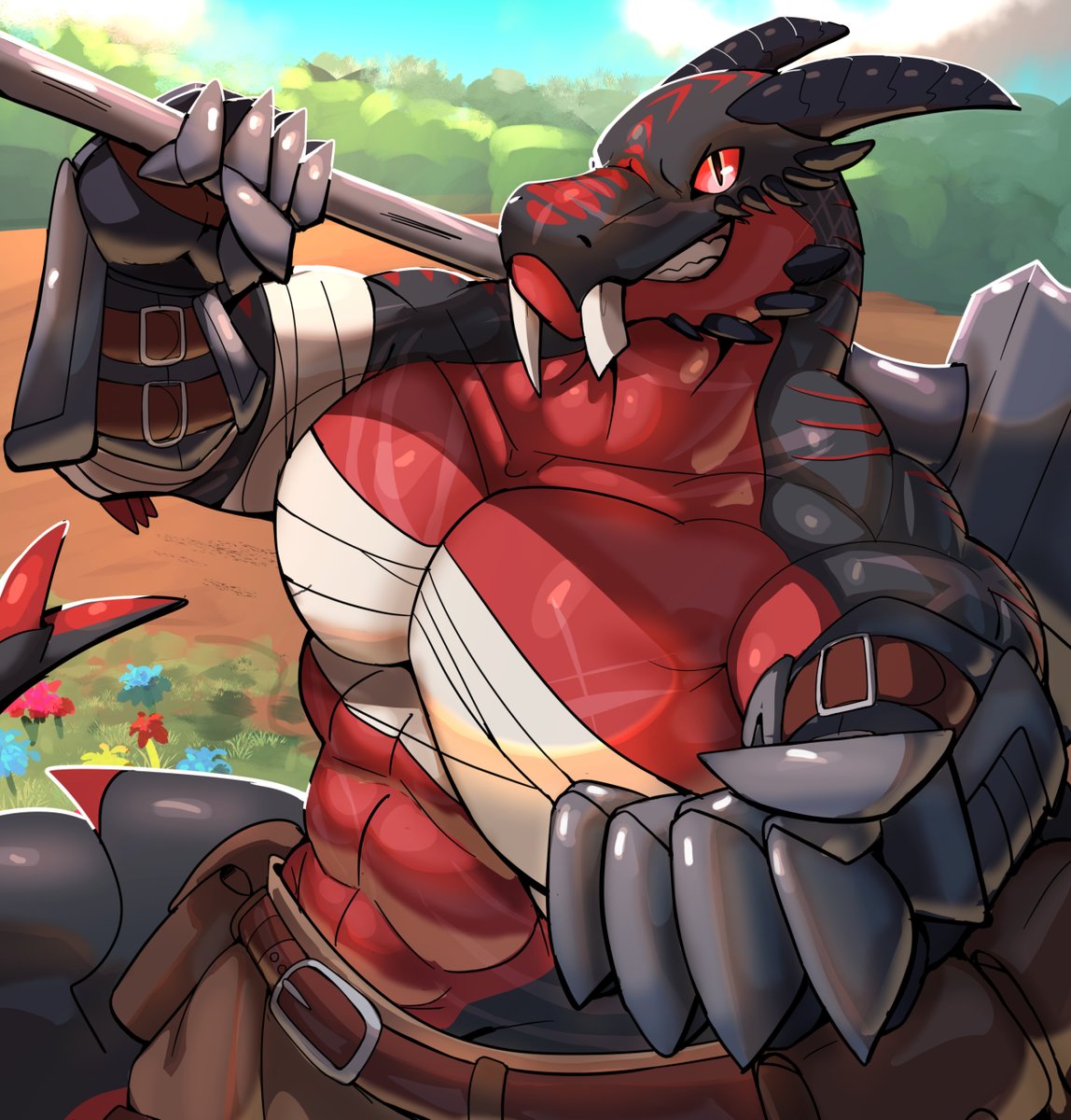 Strappleberri's tweet photo. Big Lizard Lady
Attack For MommaAxo On AF
#furryart #artfight https://t.co/3cvZL0HuDl