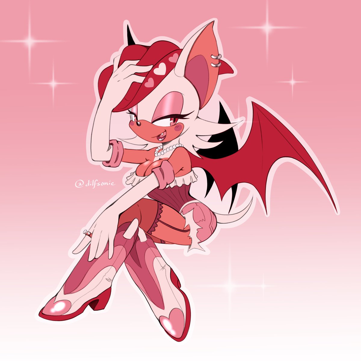 dilfsonic's tweet photo. Design for a pink pony Rouge 💄💋💕 https://t.co/K7D9uarKh8
