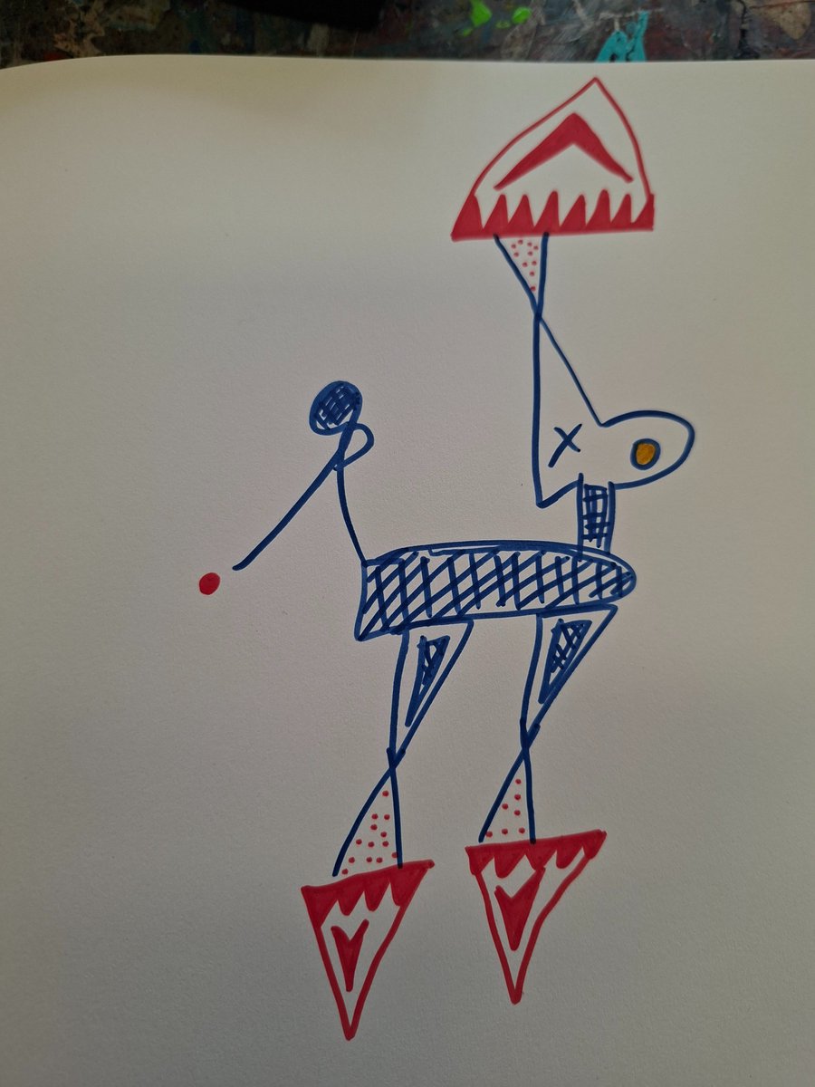 Annuska3's tweet photo. "Tippy toe" - Joepiedom are Virgil are horse and rider. Joepiedom is a guy with a disability and Virgil, the horse is gifted. Together they fight for justice in the world. #beverwijk #art #cartoon #comic https://t.co/VvCX9HHBik
