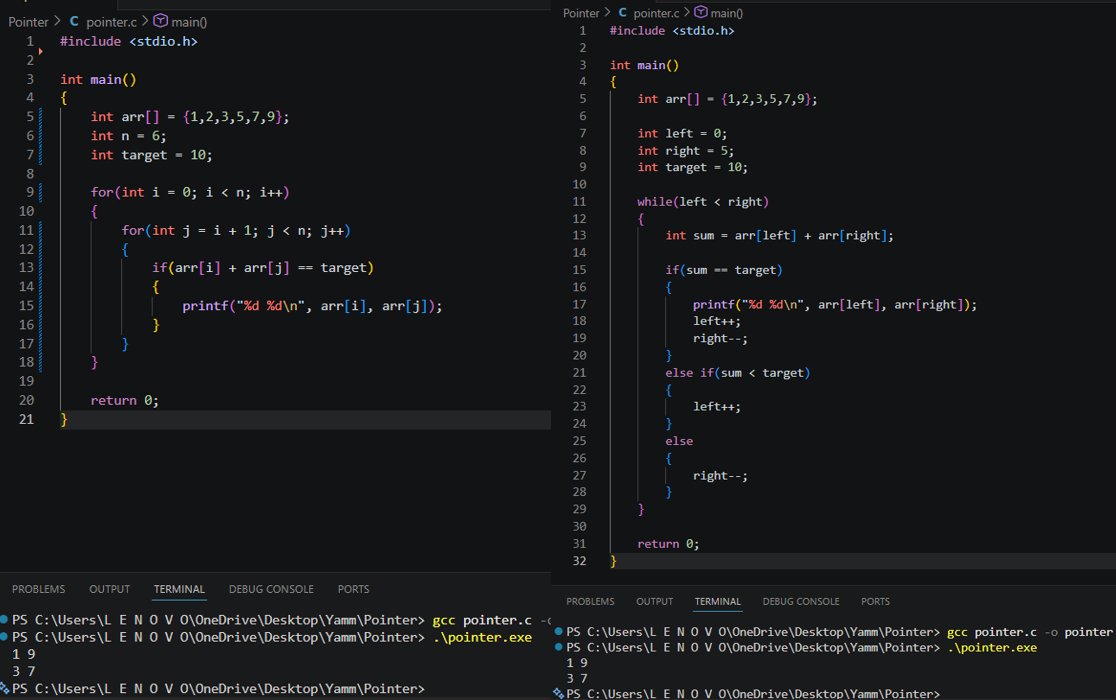 samyamss's tweet photo. #LSPPDay38
Today I strengthened my understanding of arrays in C by learning static and dynamic arrays, string handling, common array operations,and the two-pointer optimization pattern through hands-on coding and practice.
@lftechnology
#60DaysOfLearning2026 #LearningWithLeapfrog https://t.co/rOhmyclvTk