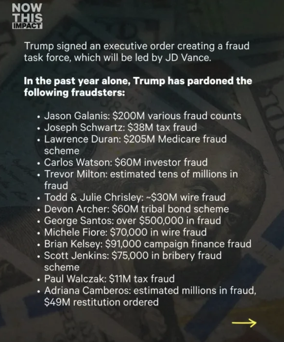 RBReich's tweet photo. “We’ve got a party that is fighting for fraud and a party that is fighting against fraud." — JD Vance https://t.co/rwKj4DYD72