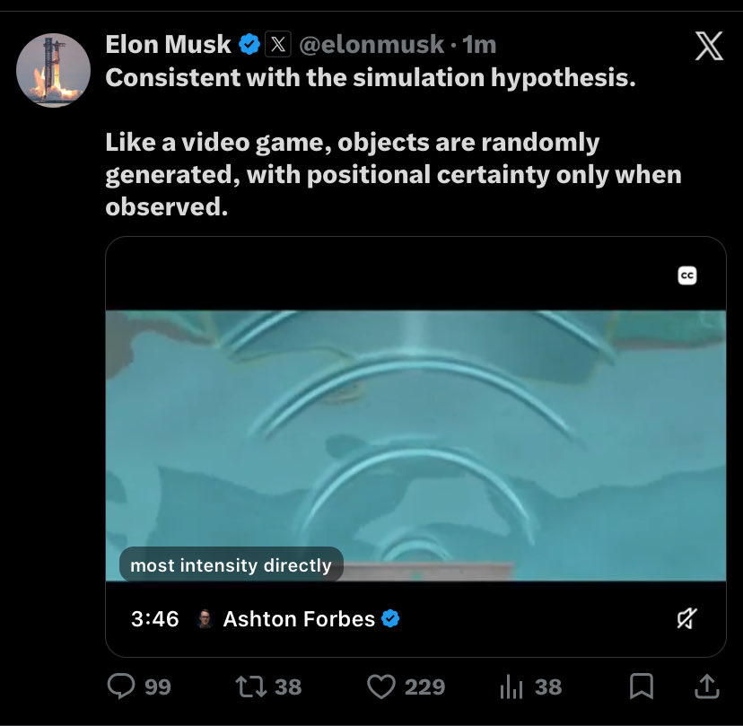 latitude2007's tweet photo. Elon Musk Posted Ashton Forbes Simulation Video Game 
Highlighting it’s important in being Consistent https://t.co/1XYzsQqUWn
