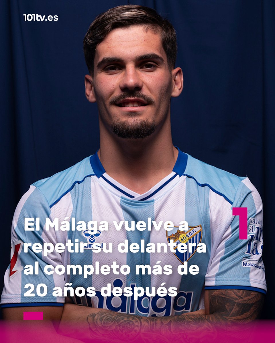 AreaMalaguista's tweet photo. ⚽ El Málaga llevaba más de 20 años sin repetir delantera al completo. La última vez fue en 2002, donde se confió en dar continuidad a Dely Valdés, Darío Silva y Canabal
💻 Más información en https://t.co/Aewt7Jjn4D
#MálagaCF #Delanteros #Chupete #Niño #Jauregi https://t.co/VwodipKzMQ