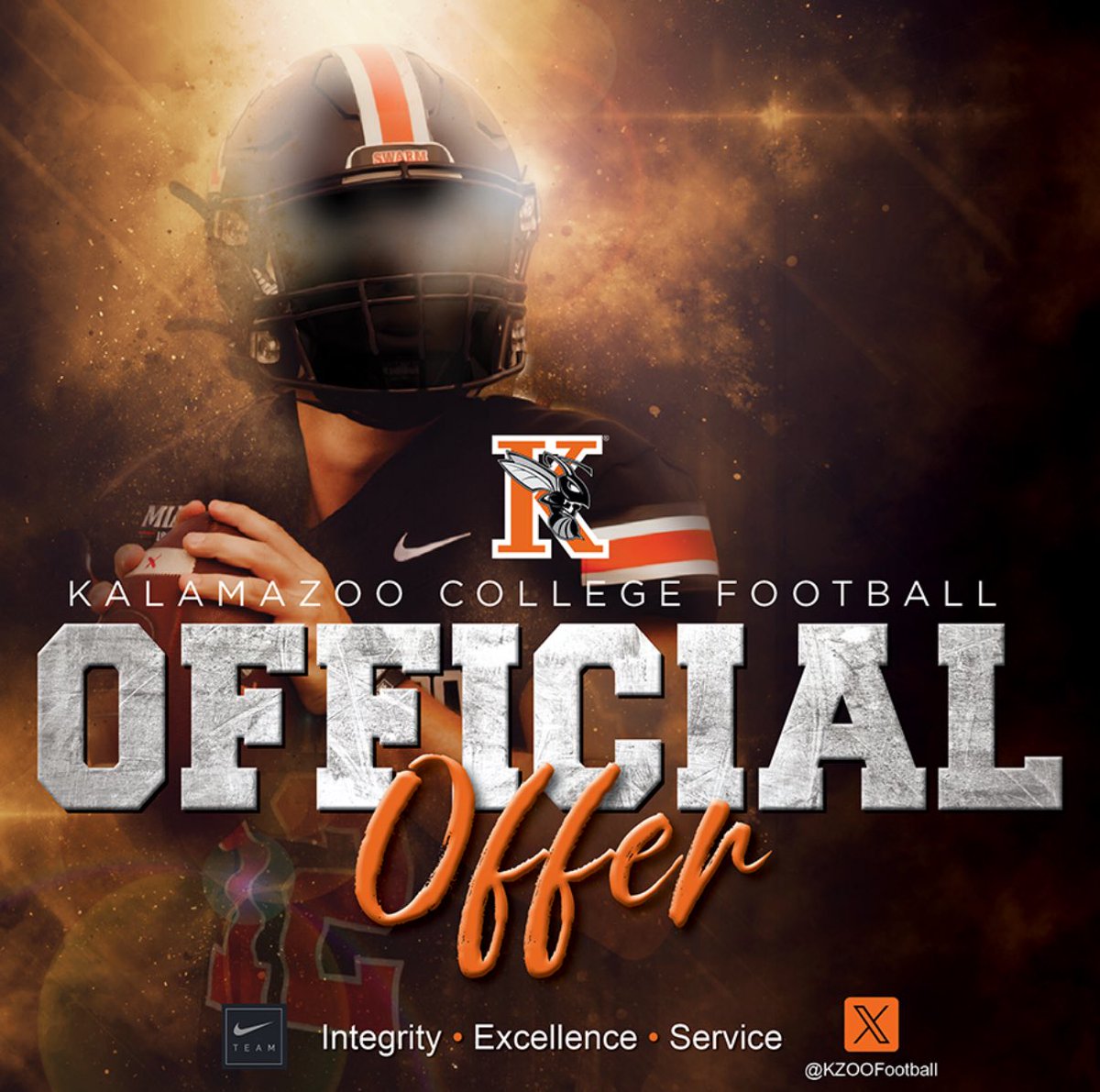 NicoSmi69830334's tweet photo. After a great call with @CoachKrajacic  I am blessed to receive an offer from @KzooFootball 
@TheD_Zone @MichFBFrenzy @PrepRedzoneMI https://t.co/AdCBdoNQ94
