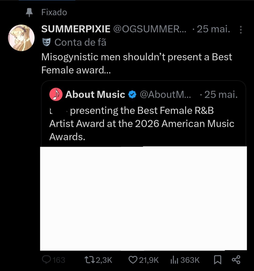 mizzieOT7report's tweet photo. 🚨🚨ATENÇÃO‼️‼️

Essa hater aqui n tem nem 200 seguidores e conseguiu e esta conseguindo fazer hater trains nos meninos‼️
Denunciem os post nos docs e a conta‼️‼️

🔻Ódio 🔻 Assédio 🔻Fake 🔻Spam

🔗https://t.co/sNkw7IXXH5

📄DOC:
https://t.co/YyDlUdoXPC https://t.co/v75kPqMZCL