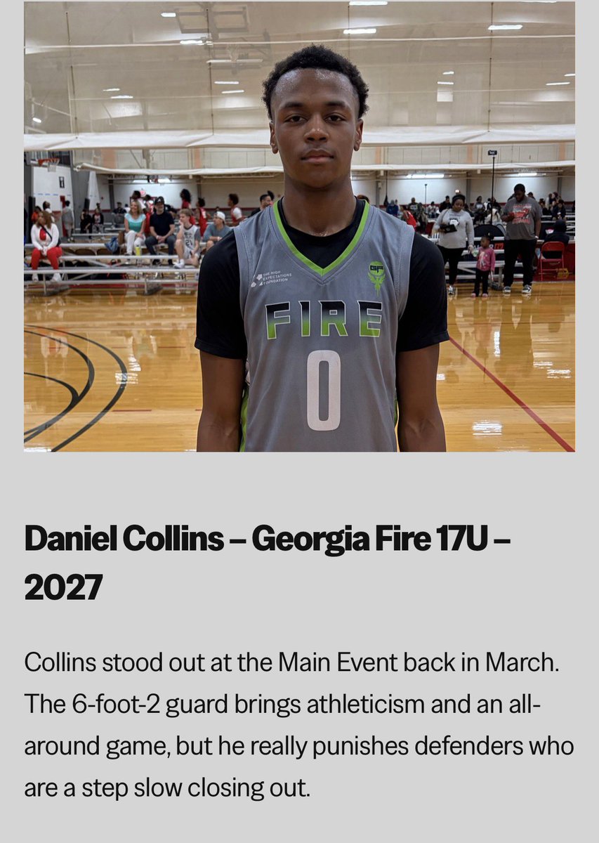 GeorgiaFireAAU's tweet photo. My guy @WHS_BoysHoops 2027 @d_collins05 has been huge for us all season. 3 level scorer, great defender and a good teammate. @RecruitGa @KyleSandy355 @CoachJuke @DrKrisWatkins @SHReport @_joshtec https://t.co/h8hH237Y9m