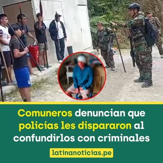 Pedro_vrae's tweet photo. Integrantes de la comunidad indígena de #Shaim, en el distrito de #Cenepa, región #Amazonas, denunciaron una posible violenta intervención policial que habría dejado un herido, al momento que las fuerzas del orden realizaron una intervención contra la minería ilegal.
Según el apu Saúl Yampis Kantua, los agentes llegaron en helicóptero y acusaron falsamente a la población de estar vinculada a las bandas criminales transnacionales 'Los Lobos' y 'Los Choneros'.
Contexto del operativo.
De acuerdo con reportes de #RPP y diario #Correo, la intervención general contra la minería ilegal en la cuenca del Cenepa (provincia de Condorcanqui) se ejecutó en la quebrada y río Sanwintza, donde las fuerzas especiales detuvieron a cuatro personas de nacionalidad ecuatoriana e incautaron materiales logísticos valorizados en 10.3 millones de soles.
Las autoridades indicaron además que un grupo de personas intentó obstaculizar el avance de la patrulla, lo que motivó el uso de disparos disuasivos al aire.
Situación real de la provincia Condorcanqui.
A los largo de 1,500 kilómetros que se extiende la frontera con Ecuador, desde Cajamarca hasta Piura, se ha convertido paso obligatorio de organizaciones y bandas criminales, relacionadas a la minería ilegal, crimen organizado, trata de personas y narcotráfico. Los ríos importantes como el Cenepa y el Santiago, están plagadas de inmensas dragas; mientras que los pequeños ríos tributarios de ambos ríos, invadidas por maquinarias pesadas, que ingresan por Ecuador.
