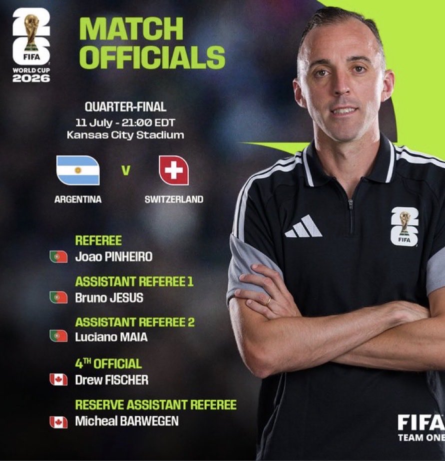 BarcaInsight_ID's tweet photo. 🚨 RESMI: Wasit Portugis João Pinheiro akan memimpin pertandingan antara Argentina dan Swiss.

📝 : [@FIFAcom]

INI PASTI SETTINGAN KOK WASIT PORTUGAL JADI WASIT DI PERTANDINGAN ARGENTINA 🤬🤬🤬 https://t.co/DgiIznatQp