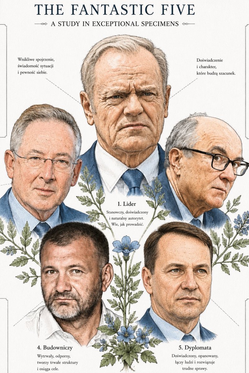 NigdyWiecejPiS's tweet photo. Czy chcielibyście, żeby tych pięciu dżentelmenów przewodziło Polsce przez następną kadencję Sejmu? 🇵🇱❤️ https://t.co/KsG9F2b0uQ