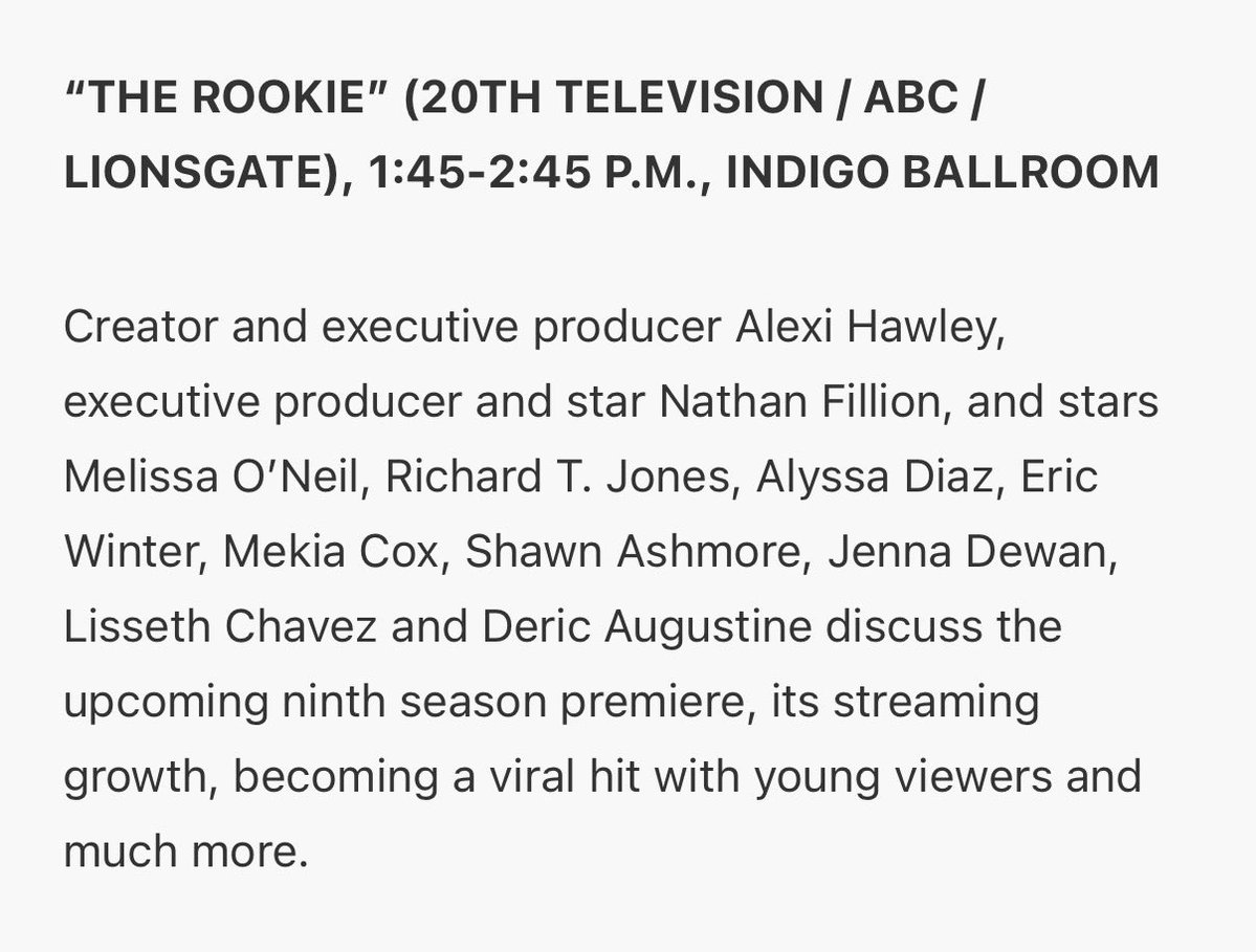 TheRookieBTS's tweet photo. UPDATE: The full cast will attend! https://t.co/AK1BGcrZl0
