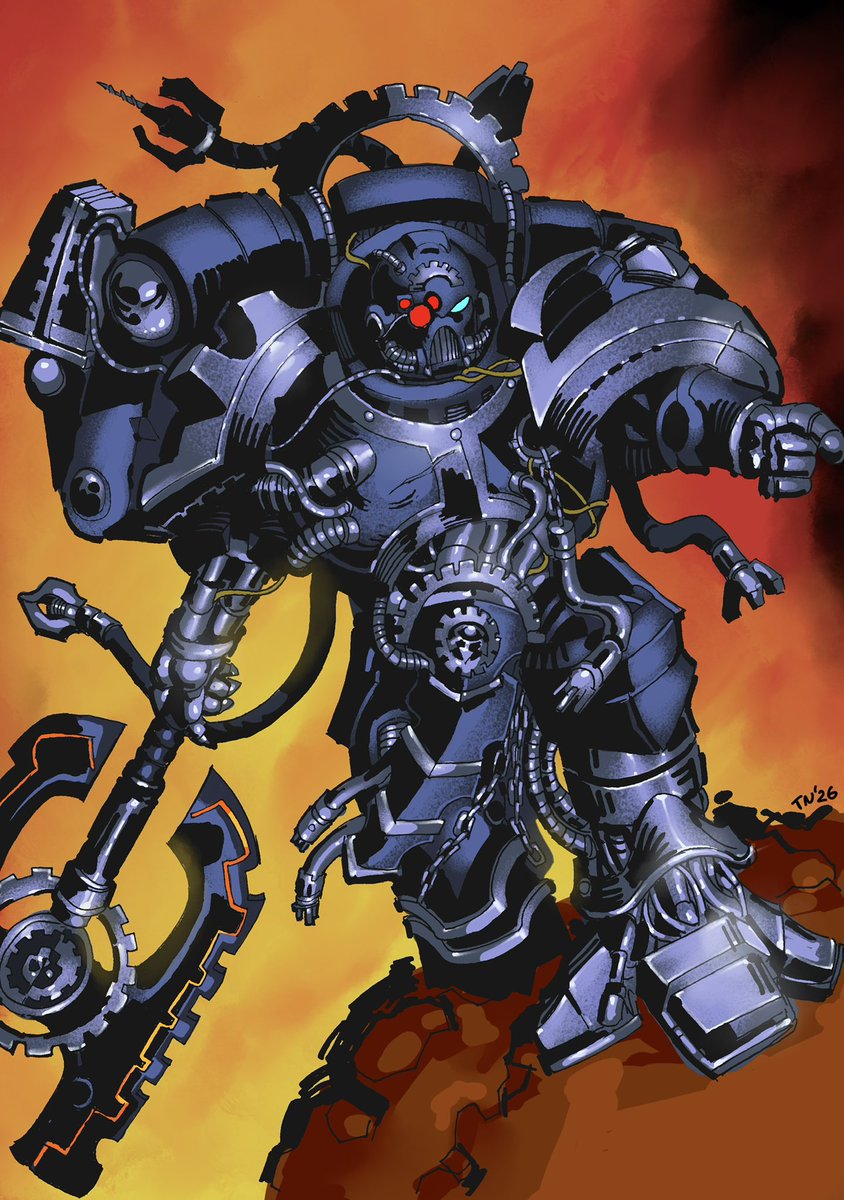 TheTerrornaut's tweet photo. IRON HANDS KOTHAR!! Artfight attack I forgot to post https://t.co/KdxBEFOfvs