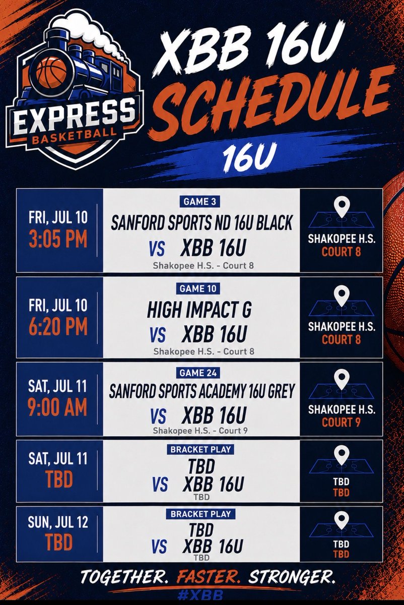 Wiexpress's tweet photo. 🚂 MINNEAPOLIS BOUND! 🏀🔥
The Express are headed to the North Tartan Meltdown this weekend! Ready to compete and make some noise! 😤💪
#XBB #ExpressFamily https://t.co/CPalKLBXCG
