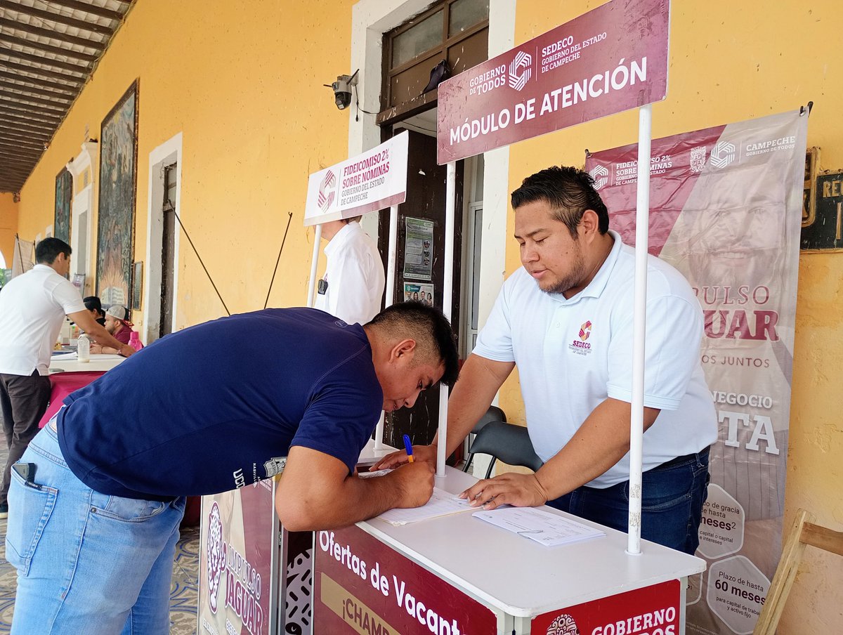 SEDECOCAMPECHE's tweet photo. ¿Buscas empleo o un equipo de trabajo? Acércate al módulo de información del Servicio Nacional de Empleo Campeche y realiza tu registro #RutaDeLaTransformacion https://t.co/Q76MIL6PvZ