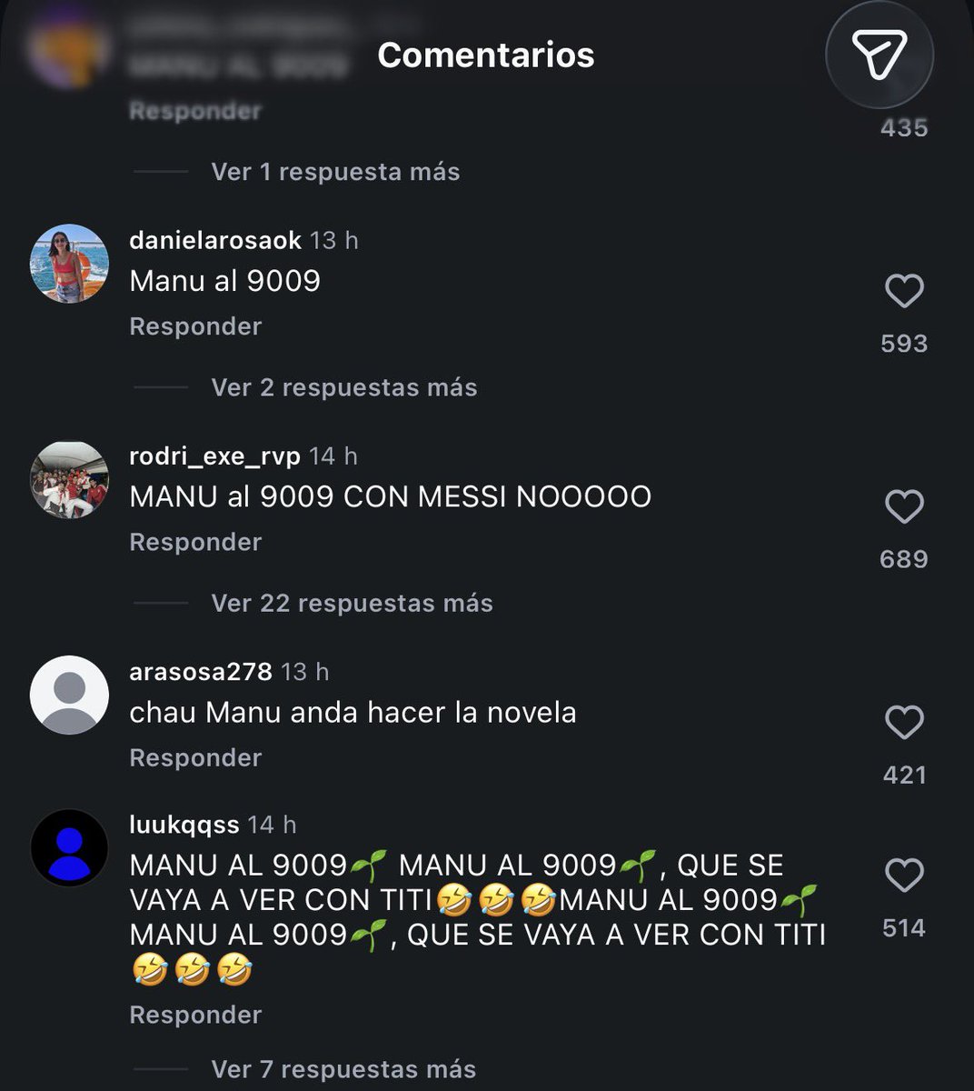 carmibot's tweet photo. TODO INSTAGRAM yendo contra MANU AL 9009 y nosotros decidimos ayunar sacando a Luana? No seamos bolus

MANU AL 9009 ES AHORA #GranHermano https://t.co/sONVcqiM26