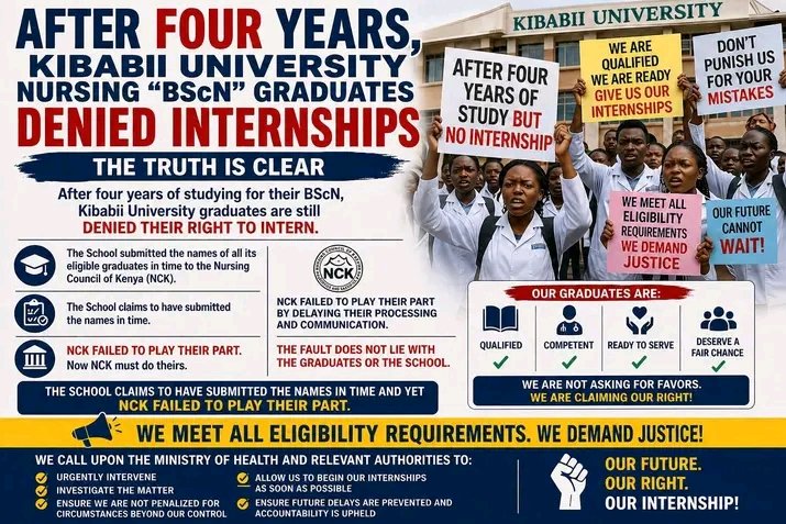 254Sawe's tweet photo. @HonAdenDuale Kindly post Kibabii University interns 😔 
Offer us internship letters. https://t.co/z4GkLU5AEr