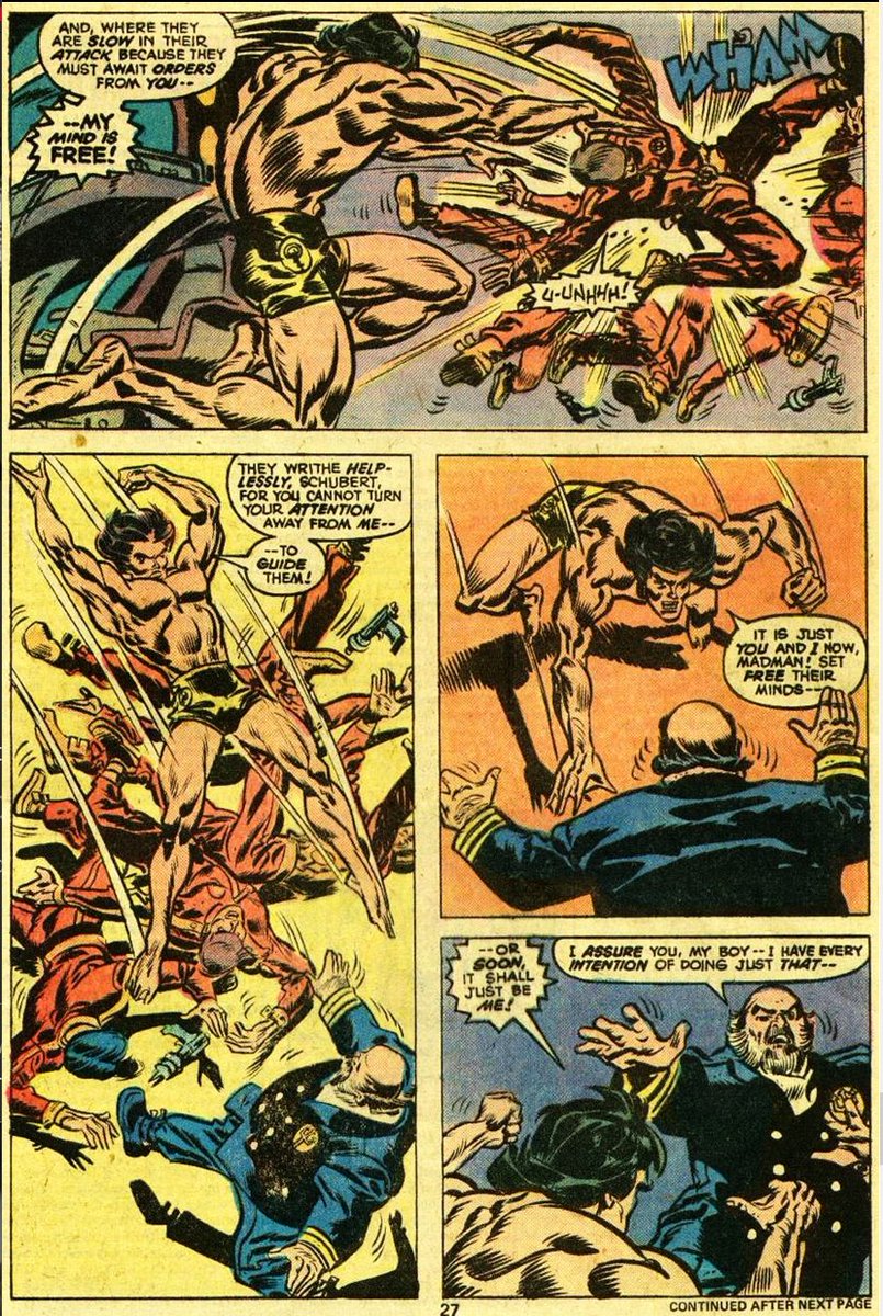 KevinWolffart's tweet photo. #FrankRobbins inked by #FrankSpringer - From Man From Atlantis No2 1978 https://t.co/cl6cXGPNlu