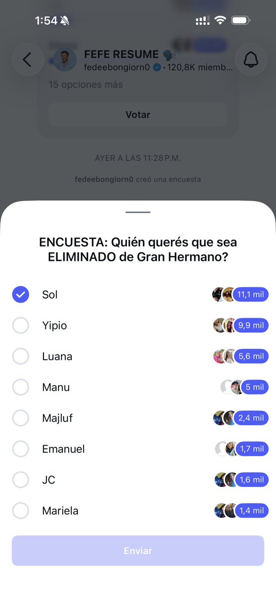 cedresl96's tweet photo. Es hora están dividiendo votos entre Yipio, Manu y Luana, por eso hay que ir en contra ya de SOL AL 9009 #GranHermano https://t.co/EFaiVKcu6h