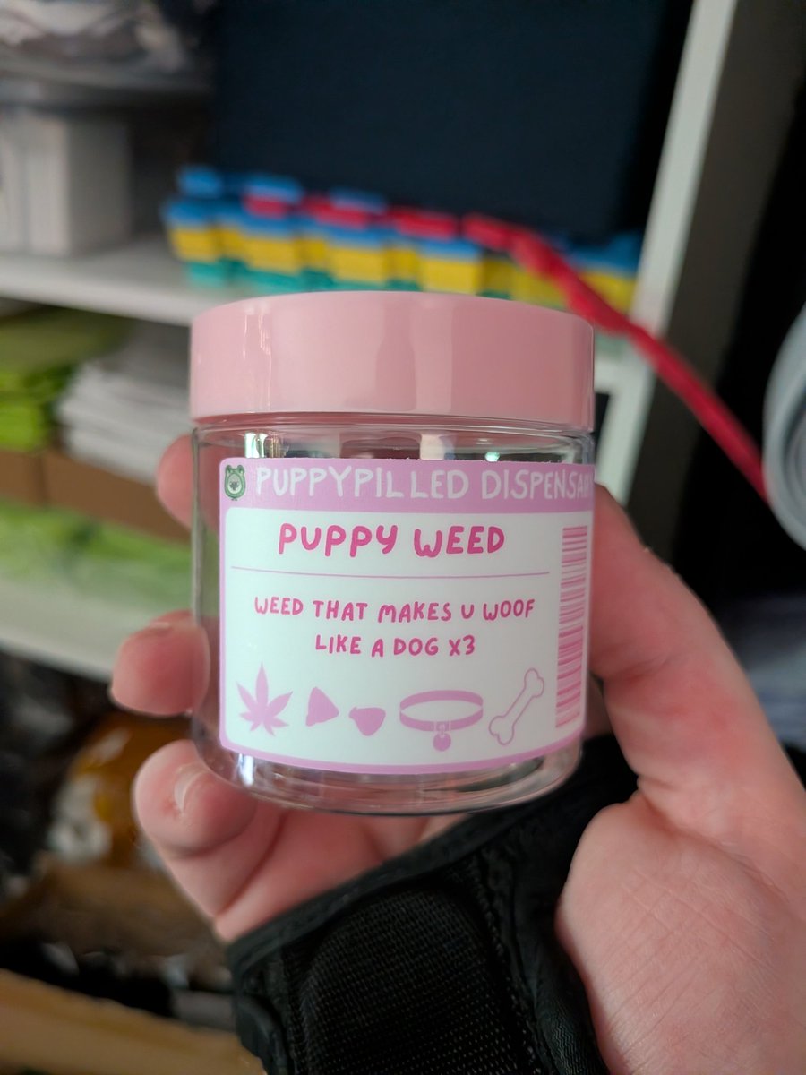collarpilled's tweet photo. Advancements in puppy weed storage https://t.co/59lqvd325i