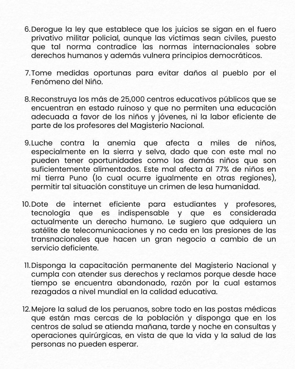 yonhy_lescano's tweet photo. Carta abierta a la señora Keiko Fujimori Higuchi https://t.co/2mt5pI284d