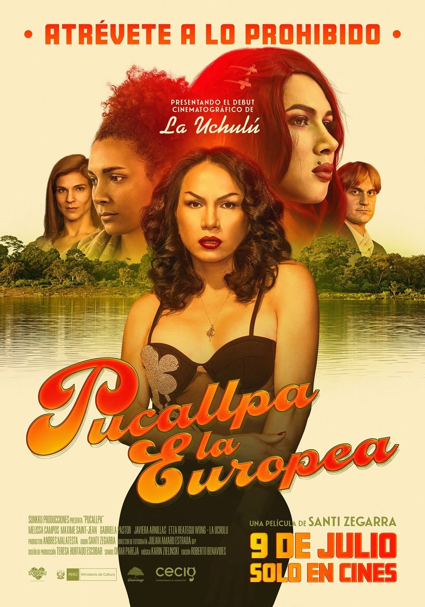 entrecejas3's tweet photo. Hoy llega a cines 'Pucallpa la europea', película nacional dirigida por Santi Zegarra que tiene como protagonista a La Uchulú.

Narra la historia de Elisa, una mujer trans que, luego de ser deportada, busca reconciliarse con sus raíces Shipibo Konibo. https://t.co/d08J9dZaf8