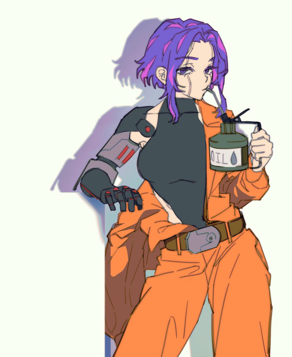 bluefish_mha's tweet photo. Rady Nagant, Cyberpunk AU rkgk https://t.co/gW4m571Q4r