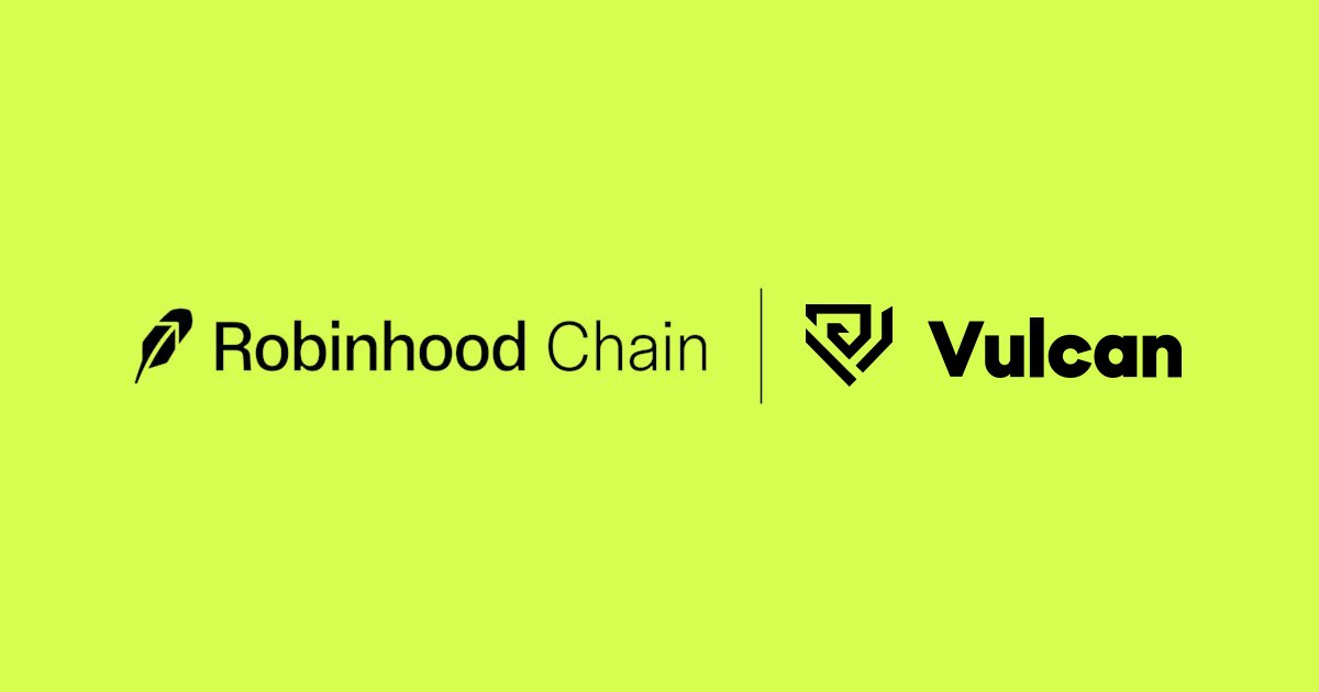 VulcanAuth's tweet photo. Robinhood Chain by @RobinhoodCrypto is live on Vulcan.

You can now add and verify Robinhood Chain collections using Web3's most trusted, most secure community verification tool. https://t.co/s5G6LaUyVj