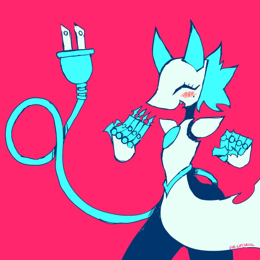GENCZILLA's tweet photo. Tasque Manager Deltarune sketch https://t.co/fTxGiQQCQq