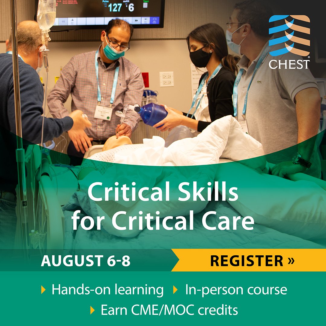 accpchest's tweet photo. Save up to $460 with early bird pricing when you register by tomorrow, July 10. This is your chance to gain experience with state-of-the-art techniques that are relevant to every provider, including physicians, nurse practitioners, and physician assistants. 

https://t.co/0D69RfpTLT