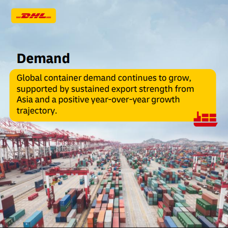 dhl_forwarding's tweet photo. 🔗 Discover the full #OceanFreight Market Update: https://t.co/R9DGkx8Iog

#DHLGlobalForwarding #OceanFreight #MarketOutlook https://t.co/0ws8kT6jE0