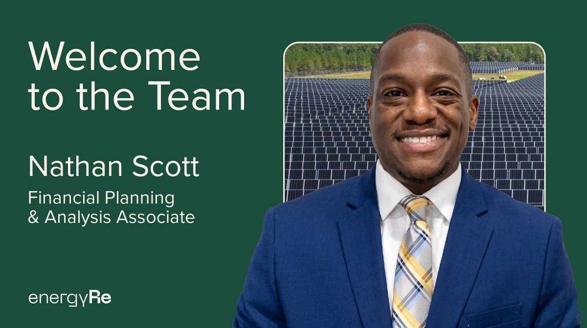 energyReLLC's tweet photo. Welcome to the team, Nathan Scott!

Nathan joins energyRe as a Financial Planning &amp; Analysis Associate, bringing a strong commitment to supporting the company's continued growth through thoughtful financial planning and analysis. https://t.co/cglk5xmKHB