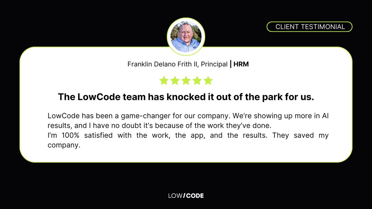 Lowcode.Agency tweet media