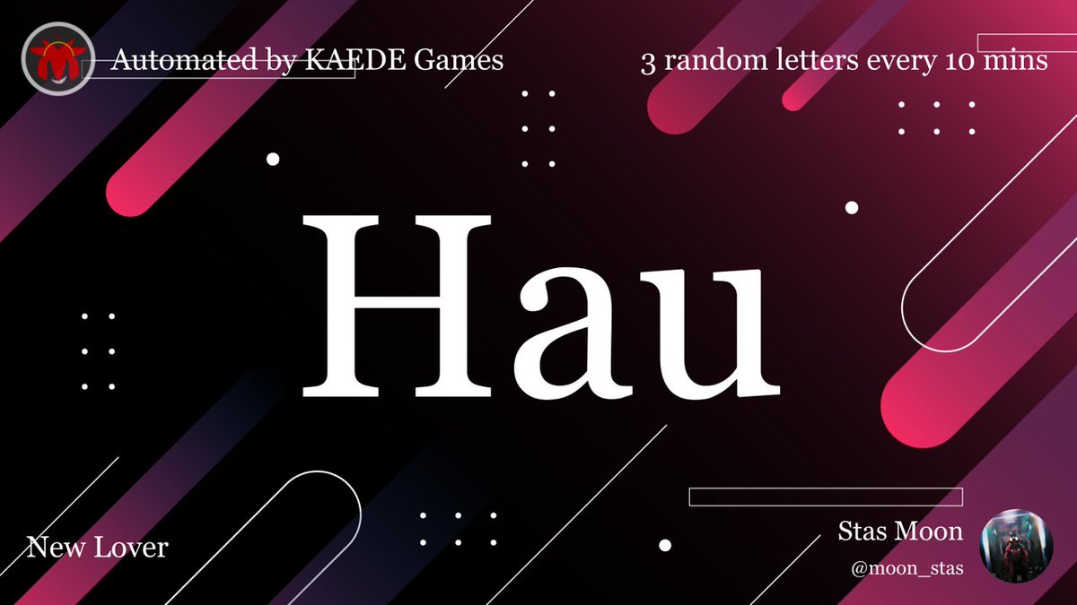 3letter_'s tweet photo. Hau https://t.co/s8xg8RmCi5