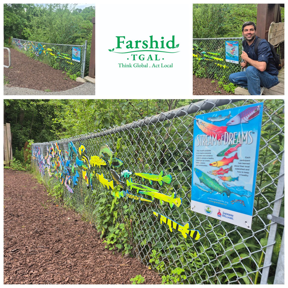 FarshidSaki's tweet photo. One inspiring moment in Paris, Ontario 💙

The Stream of Dreams project shows how art can teach children to protect our rivers and watersheds. Every painted fish represents hope for a more sustainable future.

#TGAL #ThinkGlobalActLocal #StreamOfDreams #CreditRiver 🌎🌿 https://t.co/uTV1w0wUm8