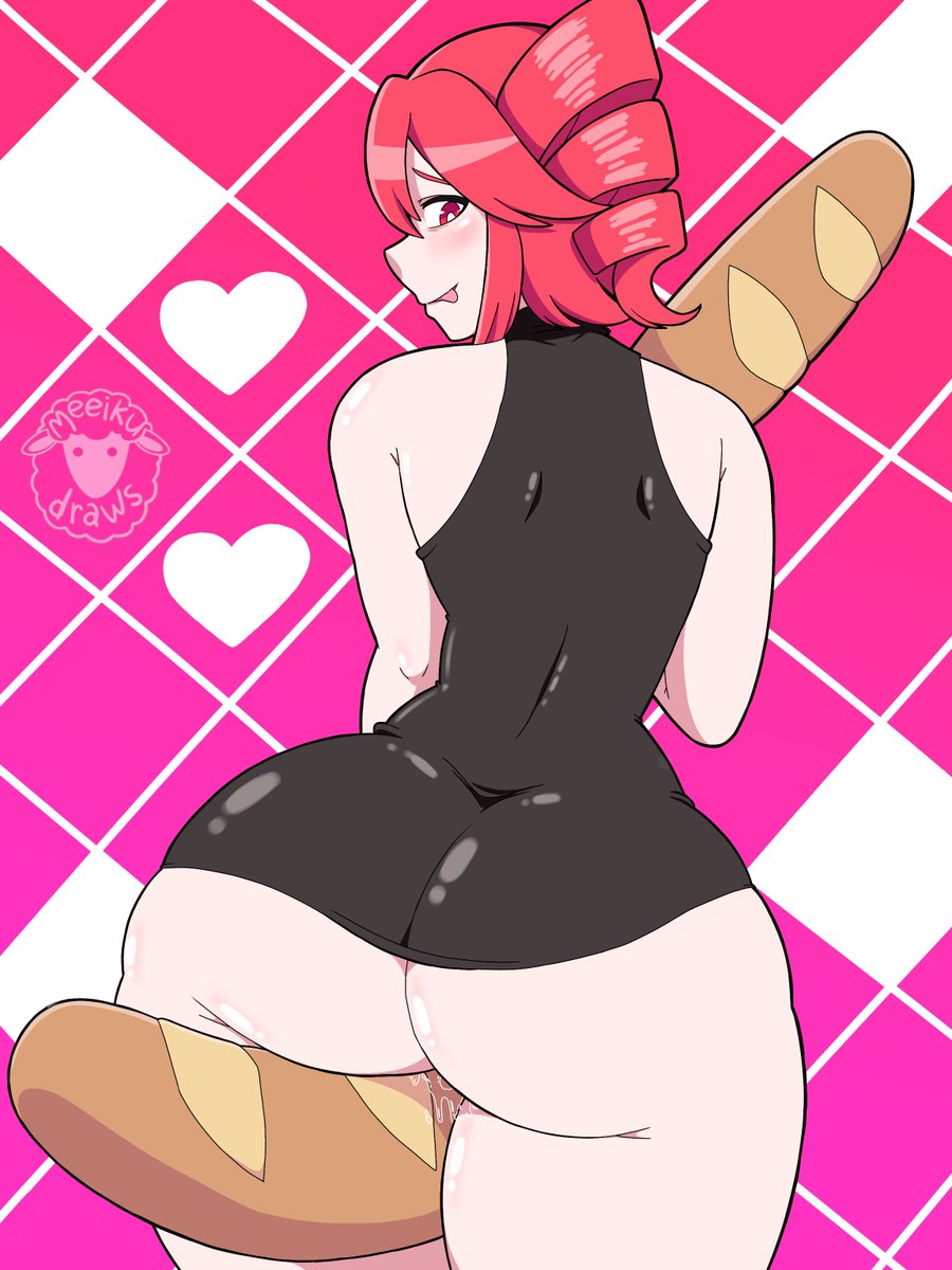 Meeikudraws's tweet photo. Kasane Teto taking good care of her favorite baguette... 🥖✨
(Cuidando muy bien de su baguette favorito...)
​#KasaneTeto #重音テト #UTAU #SynthesizerV https://t.co/9UtQytXuC3
