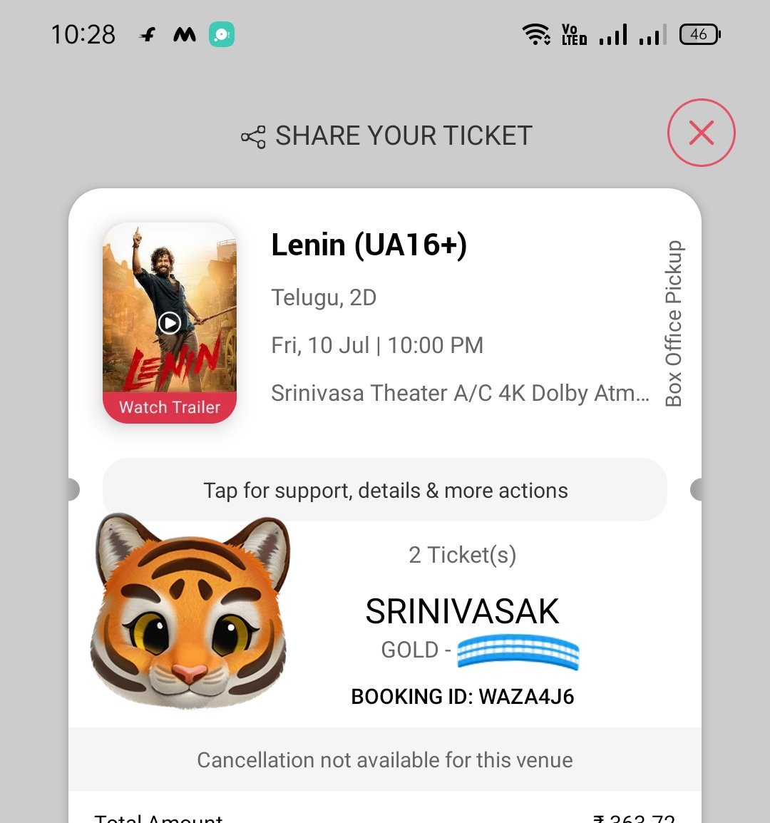 PrasuTarak's tweet photo. All the best ayyagaaru 👑
Biggest blockbuster kottali...💥🧨 @AkhilAkkineni8

 #Lenin 
@vamsi84 @tarak9999 https://t.co/zRUYAPlroM