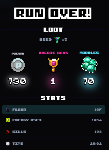 Lard22207's tweet photo. I just got my first Arcade Key in expedition mode from Sir Jackalot in Maze of Gains on @AbstractChain 🎉 https://t.co/zlmuoPXtw1