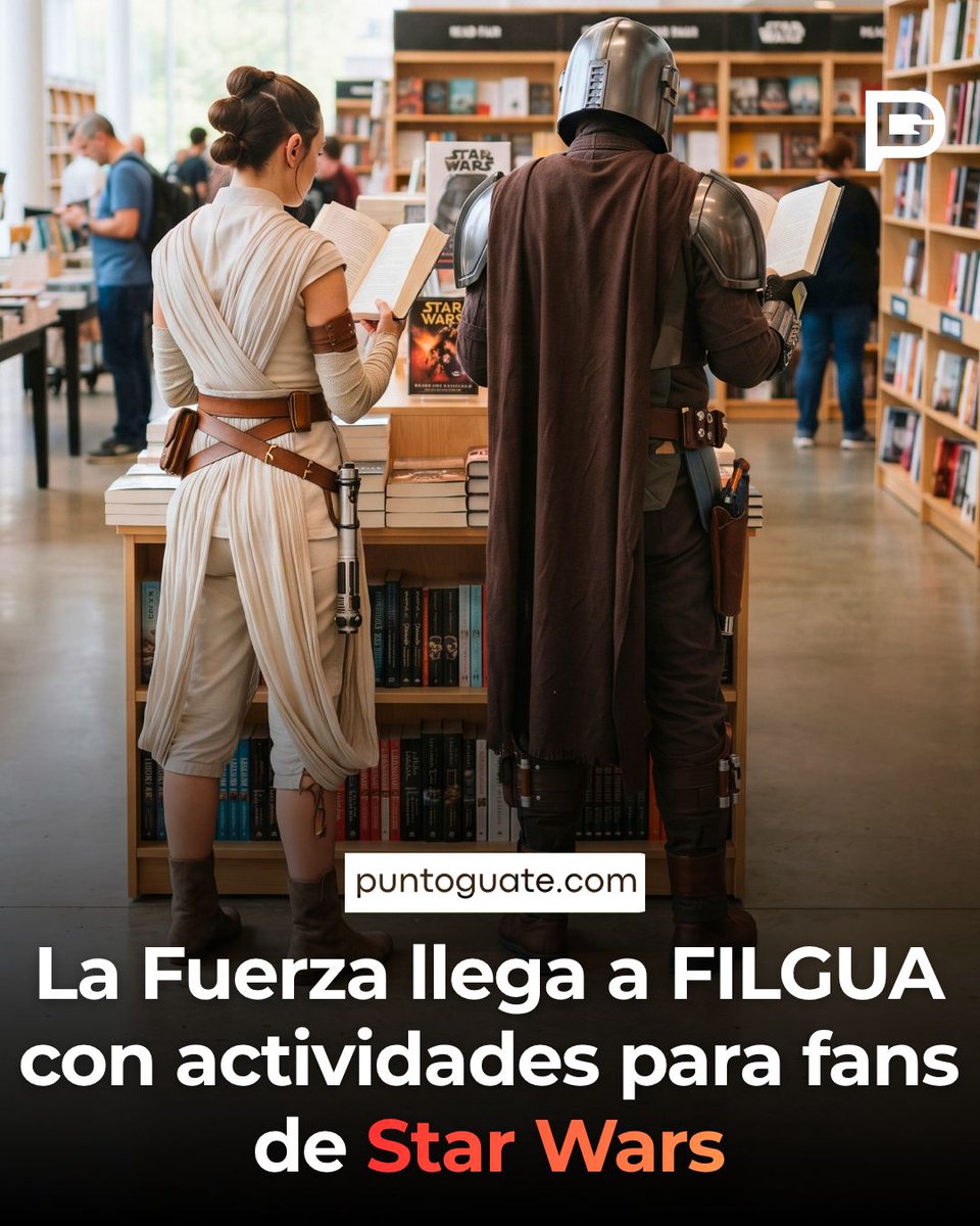 puntoguate's tweet photo. 🚀📚 FILGUA tendrá una tarde especial para quienes aman el cine, la ciencia ficción y el universo galáctico. La Noche de la Fuerza se realizará este jueves 9 de julio de 2026 en FILGUA 2026, Fórum Majadas.
https://t.co/vlWqOsazYc
#FILGUA
#StarWars
#CienciaFicción https://t.co/bG0Os4ah7N