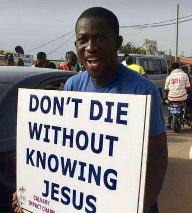 JesusSavesUs777's tweet photo. Don't die without knowing Jesus! https://t.co/MvE1ZHscwk