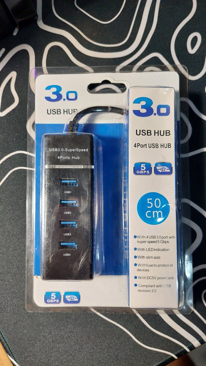 siplgbeban's tweet photo. Usb hub 4 port
semua port berfungsi normal
Harga : 20k net https://t.co/NrKcynM74a