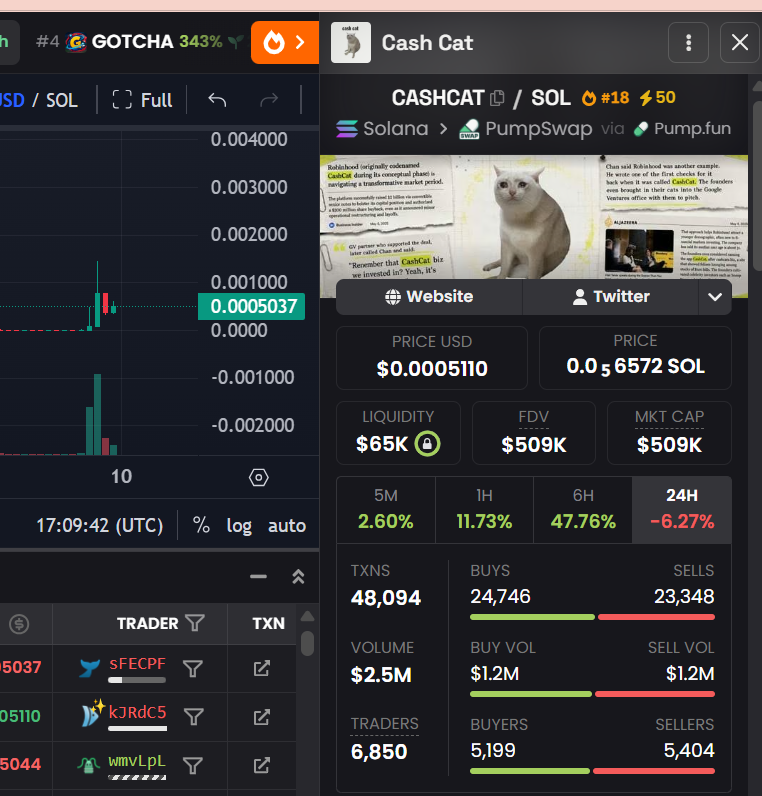 zai_fomo's tweet photo. Hold tight—CashCat could make a strong move toward a $15M market cap today. 

Whales and funds, let's keep the momentum going and show the strength of the Solana ecosystem. Believe in Solana. @solana @CashCatONPUMP @blknoiz06 
#cashcat https://t.co/fcwuwqZ3mS