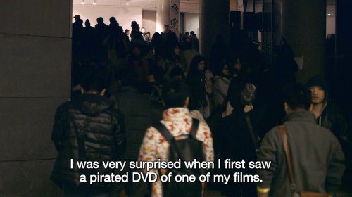 gaelgarciadaily's tweet photo. Jia Zhangke on the positive effect of pirated dvds of his films in China

— Jia Zhangke, A Guy from Fenyang (2014, by Walter Salles) https://t.co/CSlmyDEL0m