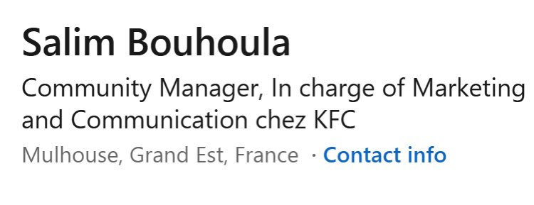 Jafkech's tweet photo. @KFCFrance Tiens tiens Comme par hasard 🇩🇿😌 https://t.co/31lKxtStOr